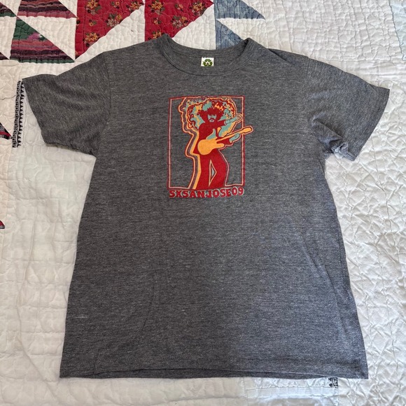 Alternative Earth Other - Alternative Earth T-Shirt SX San Jose 09 Band Lineup Heather Gray Medium